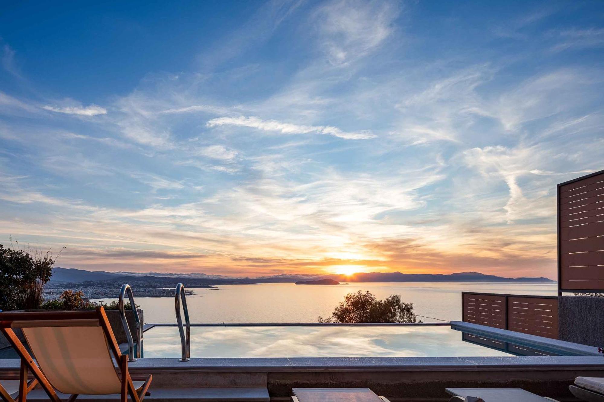 Omnia Luxury Villas - "Heated" Pools & Breathtaking Seaviews! Chania  Exterior foto